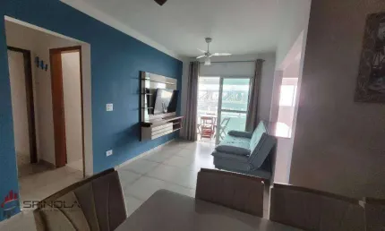 Apartamento com 2 dormitórios à venda, 76 m² por r$ 485.000,00 - real - praia grande/sp