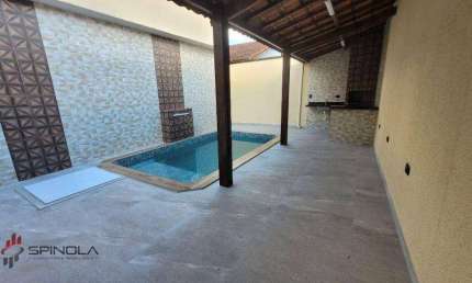 Casa com 3 dormitórios à venda, 110 m² por R$ 879.000,00 - Maracanã - Praia Grande/SP