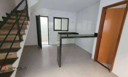 Sobrado com 2 dormitórios à venda, 59 m² por R$ 365.000,00 - Vila Caiçara - Praia Grande/SP