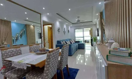 Apartamento com 2 dormitórios à venda, 100 m² por R$ 750.000,00 - Jardim Real - Praia Grande/SP