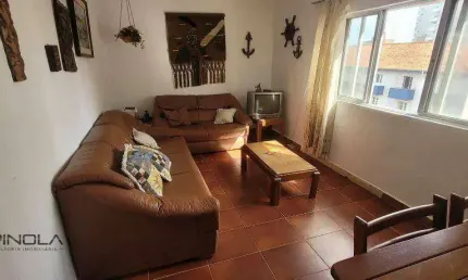 Apartamento com 1 dormitório à venda, 48 m² por R$ 215.000,00 - Vila Caiçara - Praia Grande/SP
