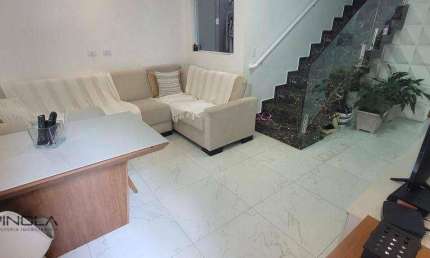 Sobrado com 2 dormitórios à venda, 73 m² por R$ 410.000,00 - Vila Caiçara - Praia Grande/SP