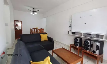 Apartamento com 2 dormitórios à venda, 78 m² por R$ 360.000,00 - Aviação - Praia Grande/SP