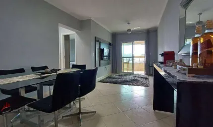 Apartamento com 2 dormitórios à venda, 77 m² por r$ 550.000,00 - vila caiçara - praia grande/sp