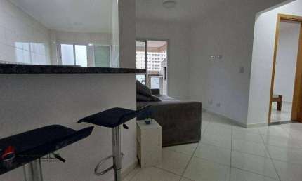 Apartamento com 1 dormitório à venda, 60 m² por R$ 385.000,00 - Aviação - Praia Grande/SP