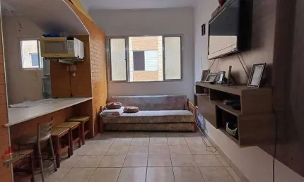 Apartamento com 1 dormitório à venda, 43 m² por R$ 220.000,00 - Vila Caiçara - Praia Grande/SP
