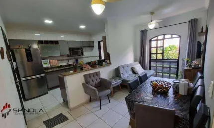 Apartamento com 2 dormitórios à venda, 77 m² por R$ 362.000,00 - Caiçara - Praia Grande/SP