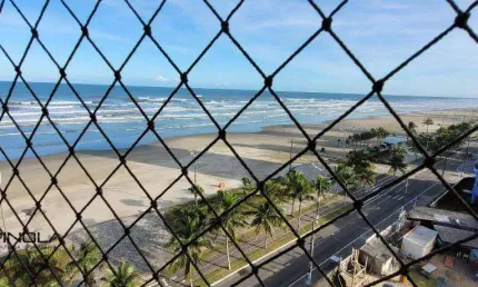 Apartamento com 2 dormitórios à venda, 76 m² por r$ 550.000,00 - maracanã - praia grande/sp