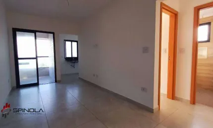 Apartamento com 2 dormitórios à venda, 53 m² por r$ 430.000,00 - maracanã - praia grande/sp
