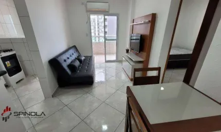 Apartamento com 1 dormitório à venda, 45 m² por r$ 325.000,00 - ocian - praia grande/sp