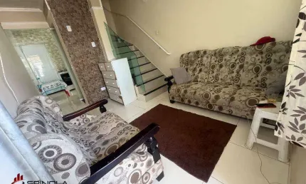 Sobrado com 2 dormitórios à venda, 56 m² por r$ 375.000,00 - maracanã - praia grande/sp