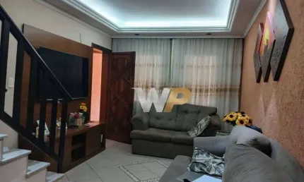 Sobrado com 3 dormitórios à venda, 269 m² por R$ 590.000 - Vila Lídia - Diadema/SP