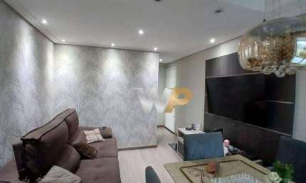 Apartamento com 3 dormitórios à venda, 62 m² por R$ 409.000,00 - Piraporinha - Diadema/SP