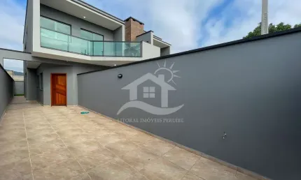 Casa Sobreposta / baixo à venda , 2 quarto(s),  sendo 1 suíte(s)  no bairro Jardim Brasil, 3000 metros da praia, Peruíbe-SP