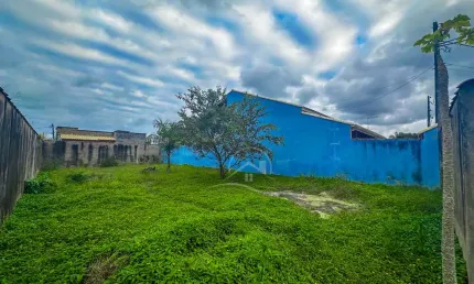 Terreno murado à venda , ,   no bairro josedy, 900 metros da praia, peruíbe-sp