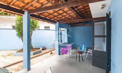 Casa térrea à venda , 3 quarto(s),   no bairro jardim itatins, 2 metros da praia, peruíbe-sp