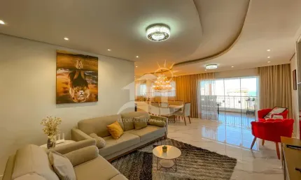 Apartamento Amplo à venda com piscina, 3 quarto(s),  sendo 2 suíte(s) (Edificio Florenville) no bairro Centro, 550 metros da praia, Peruíbe-SP