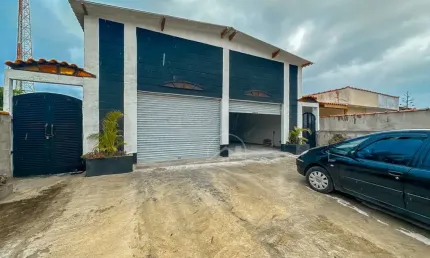 Salão Galpão à venda , ,   no bairro Estância dos Eucaliptos, 3500 metros da praia, Peruíbe-SP