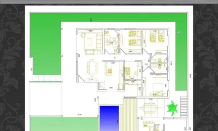 Casa Térrea com piscina à venda com piscina, 3 quarto(s),  sendo 1 suíte(s)  no bairro Oasis, 50 metros da praia, Peruíbe-SP