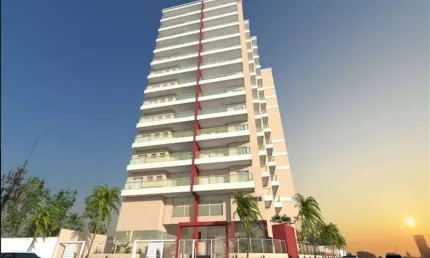 Apartamento com 1 dormitório à venda, 58 m² por r$ 240.000,00 - caiçara - praia grande/sp