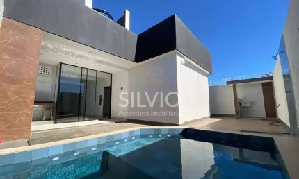 Casa nova em condomínio fechado, com 3 suítes e lazer, Arniqueira
