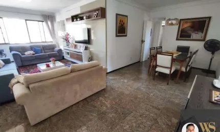Apartamento com 139m2 no bairro papicu. 3 suítes com 2 vagas, próximo ao shopping rio mar em fortaleza/ce