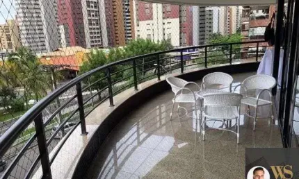 Apartamento padrão 4 suítes closet 4 vagas em frente o círculo militar vista mar projetado no meireles em fortaleza ceará