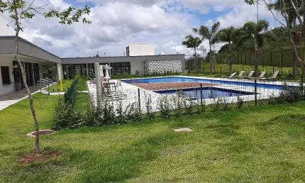 Vendo excelente lote condomínio terras alpha área de lazer completa.