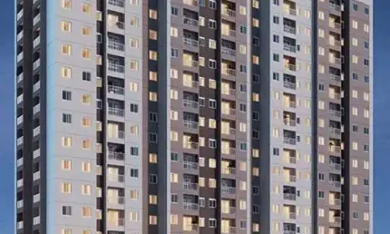 Dom Jaraguá | Construtora Econ | Construção | 37 metros | 02 dormitórios | varanda | sem vaga