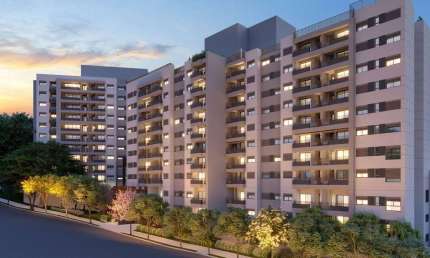 Roc Panamby | Construtora Ditolvo | Construção | 55 metros | 02 dormitórios | suíte | varanda | 01 vaga
