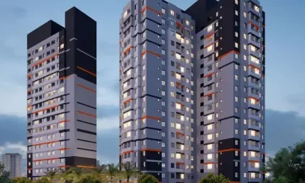 Mundo Apto Inajar | Construtora Mundo Apto | Construção | 36 metros | 02 dormitórios | 02 varandas | sem vaga