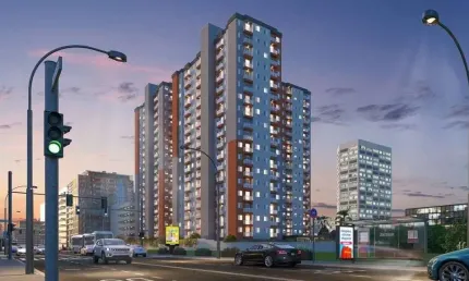 Santorini Residence | Construtora ADN | Construção | 40 metros | 02 dormitórios | varanda | 01 vaga