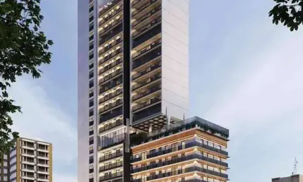 Ollie 117 Pinheiros | Construtora One | Construção | 34 metros | sutdios com varanda