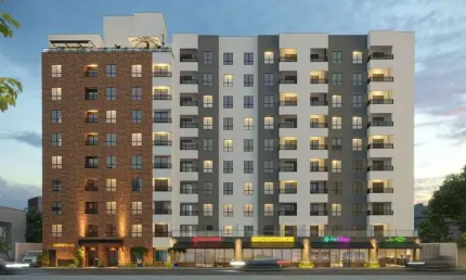 Lumy Brick | Constutora Lumy | Construção | 30 metros | 01 dormitório | com varanda | sem vaga