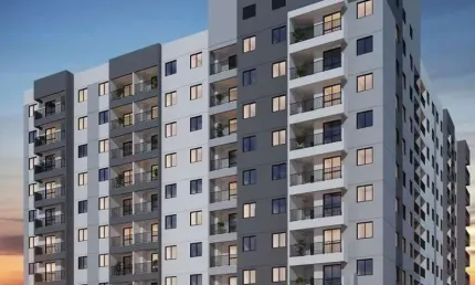 Inter Kazzas | Construtora Kazzas | Construção | 43 metros | 02 dormitórios | varanda | 01 vaga