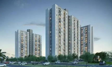 Vox Residencial | Construtora Longitude | Construção | 41 metros | 02 dormitórios | varanda | 01 vaga