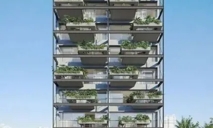 Tuca residencial | construtora idea zarvos | construção | 77 metros | 02 dormitórios | suíte | varanda | 01 vaga