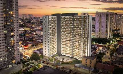 Mérito Vila Mascote | Construtora Cury | Construção | 47 metros | 02 dormitórios | suíte | varanda | 01 vaga
