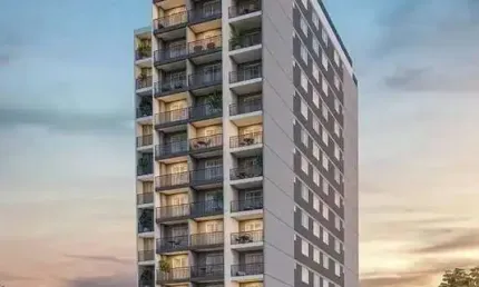 Hello Higienópolis | Construtora Tibério | Pronto | 30 metros | Studios com varanda | sem vaga