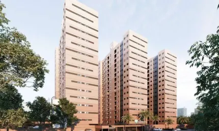 Turmalinas Condomínio Clube | Construtora Cavazani | Construção | 42 metros | 02 dormitórios | com varanda | 01 vaga