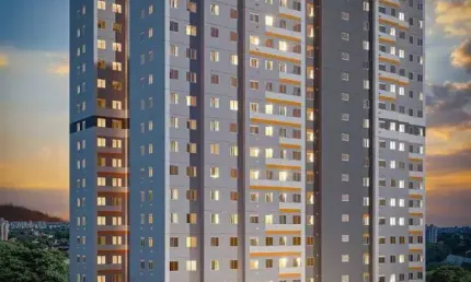 Marka Cantídio | Construtora Marka | Construção | 33 metros | 02 dormitórios | sem varanda | 01 vaga