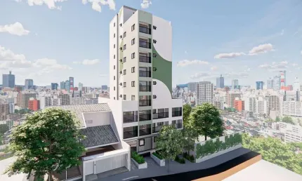 Edifício Mio 25 | Construtora Barão de Barros | Construção | 28 metros | studios com varanda | sem vaga