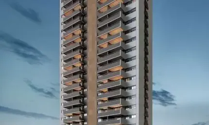 Edifício Sinésio | Construtora R.A.S Engenharia | Construção | 37 metros | 01 dormitório | com varanda | 01 vaga