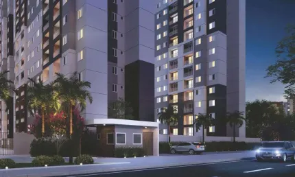 Lazer e Vida Bonsucesso | Construtora Smart | Pronto | 44 metros | 02 dormitórios | varanda | 01 vaga