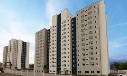 Sou viver nova odessa | construtora sousa araújo | construção | 47 metros | 02 dormitórios | com varanda | 01 vaga