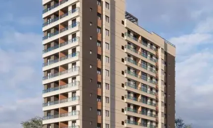 In paulicéia | construtora rte | pronto | 41 metros | 02 dormitórios | com varanda | sem vaga