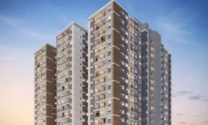 Marco butantã | construtora engelux | construção | 39 metros | 02 dormitórios | com varanda | 01 vaga