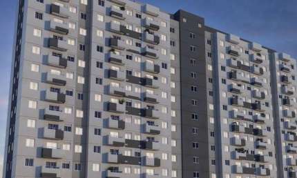 Kz Santos | Construtora Kazzas | Construção | 42 metros | 02 dormitórios | com varanda | 01 vaga