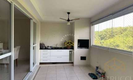 Apartamento com 3 dormitórios para alugar, 134 m² por R$ 9.677,00 - Vila Brandina - Campinas/SP