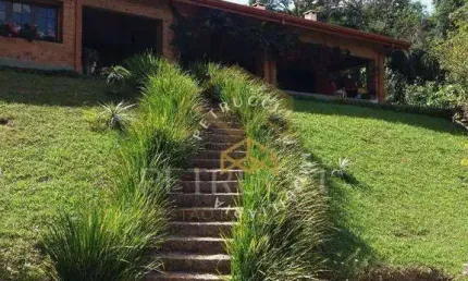 Chácara com 4 dormitórios à venda, 450 m² por r$ 1.500.000,00 - chácara alpina  - valinhos/sp